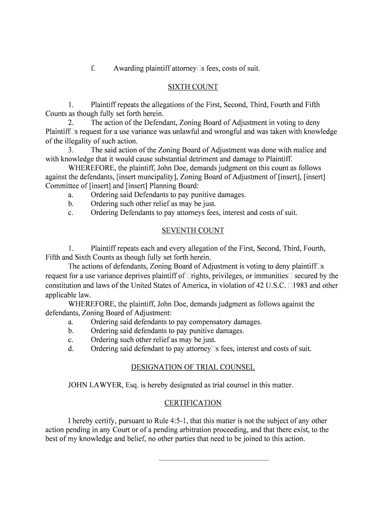 LAW DIVISION Insert COUNTY  Form