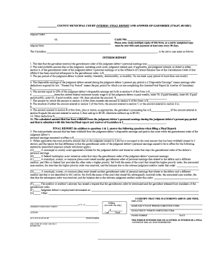 FILING GARN the Municipal Court of Montgomery County Ohio  Form