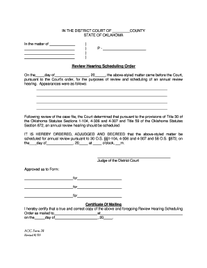 Local Court Rules Welcome to Carter County, OK  Form