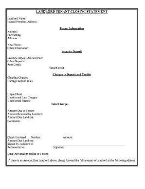 Pa Security Deposit  Form