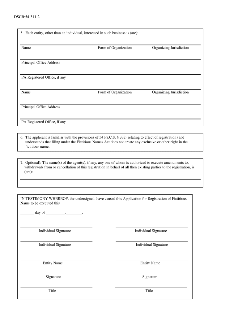 3123 Pennsylvania Department of State PA Gov  Form