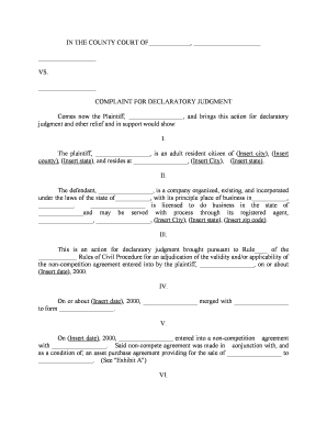 In the COUNTY COURT of LEE COUNTY, MISSISSIPPPI  Form