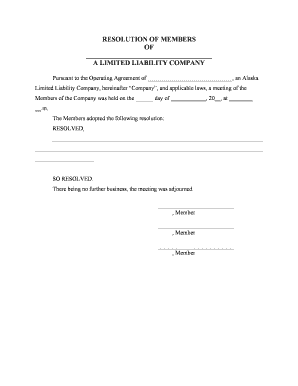 Limited Liability Company  Form