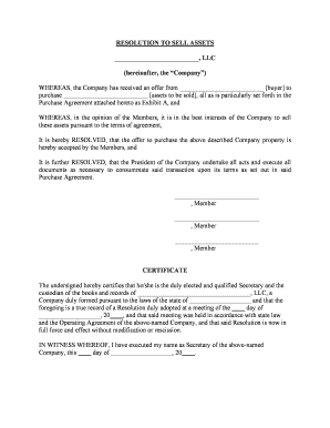 Limited Liability Company  Form