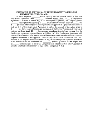 Employment Agreement Carlson Washington State Office of the  Form