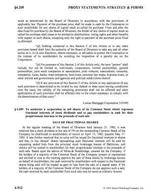 Stock as Determined by the Board of Directors in Accordance with the Provisions of  Form