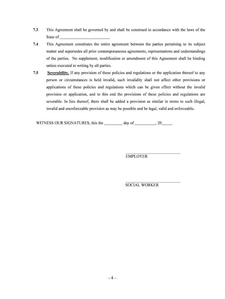 Agreement Independent Contractor  Form
