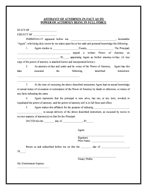 Power Attorney Form