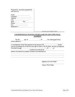 Washington Payment Form