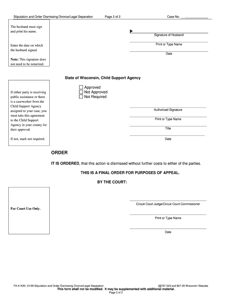 State of Wisconsin, Circuit Court La Crosse County  Form