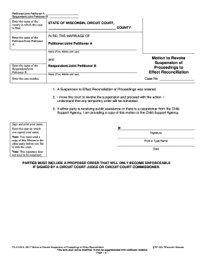 GF 179 Confidential Petition Addendum Wisconsin Court System  Form