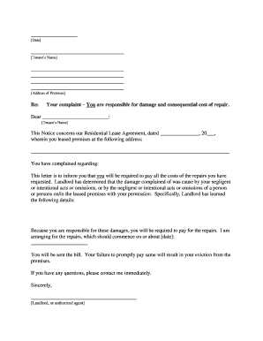 Hawaii Landlord Act  Form