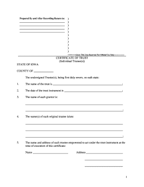 Iowa Evidence  Form