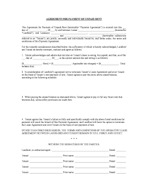 New Mexico Agreement Form