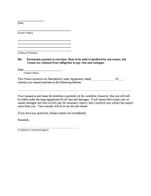 Virginia Letter from Landlord to Tenant that Sublease Granted Rent Paid by Subtenant, but Tenant Still Liable for Rent and Damag  Form