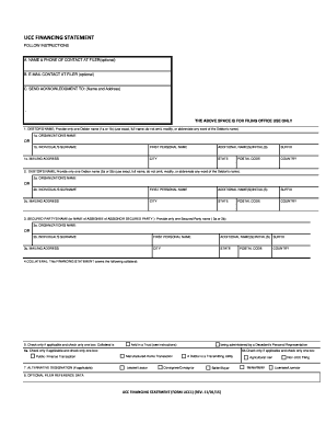 Oklahoma Oklahoma UCC1 Financing Statement  Form