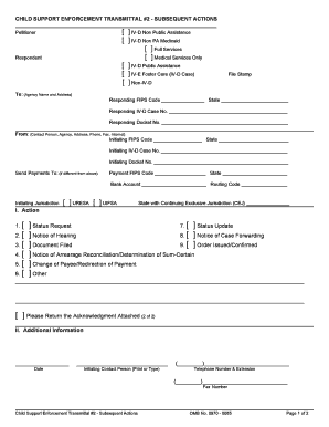 9 K Interstate Case Processing Iowa Department of Human Services  Form