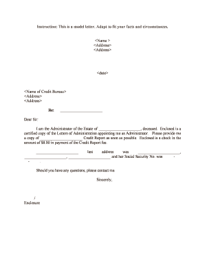 Method of Verification Sample Letter2019 Updated Template  Form