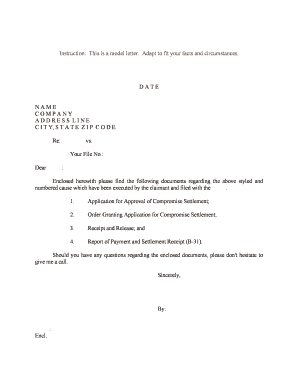 Numbered Cause Which Have Been Executed by the Claimant and Filed with the  Form