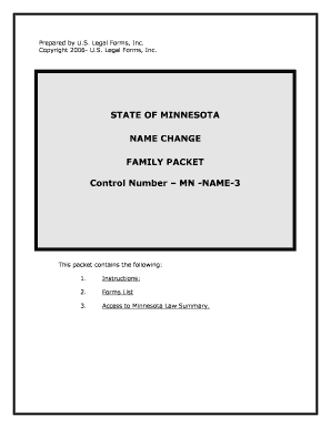 Minnesota Family  Form