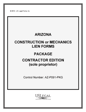 Arizona Mechanics  Form