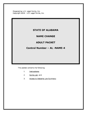 Alabama Name Change Forms How to Change Your Name in