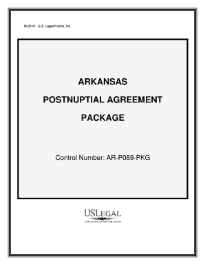 Control Number AR P089 PKG  Form