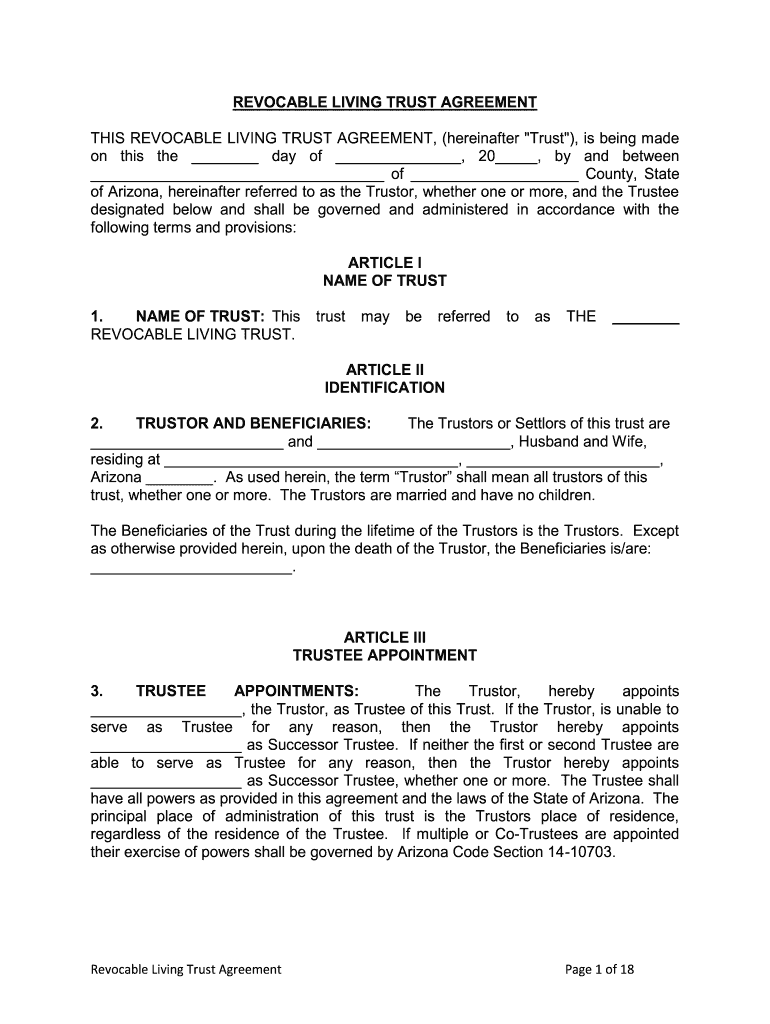 Of County, State  Form