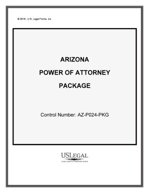 PDF Templates Arizona Power of Attorney Forms