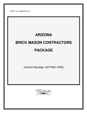 BRICK MASON CONTRACTORS  Form