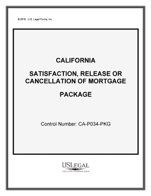 Control Number CA P034 PKG  Form