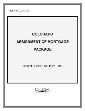 Colorado Assignment of Deed of Trust by Corporate US Legal Forms