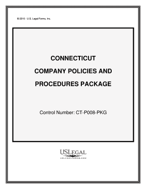 Control Number CT P008 PKG  Form