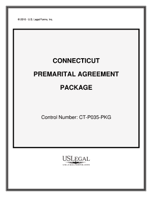 Control Number CT P035 PKG  Form