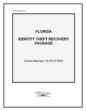 Identity Theft Victim Kit Florida Attorney General  Form
