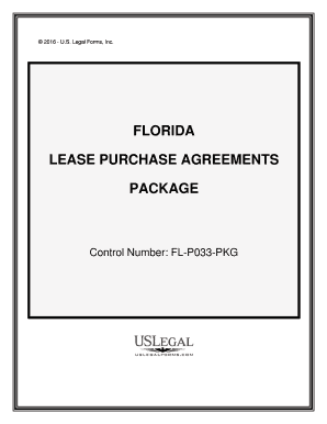 Control Number FL P033 PKG  Form