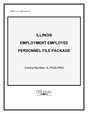 PERSONNEL FILE PACKAGE  Form
