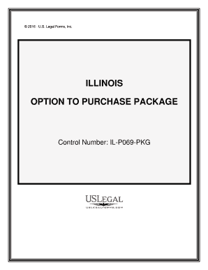 Control Number IL P069 PKG  Form