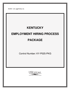 Kentucky Process  Form