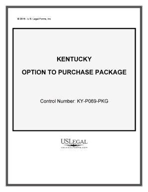 Kentucky Option  Form