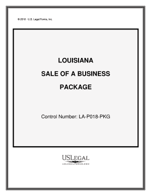 Louisiana Sale Form