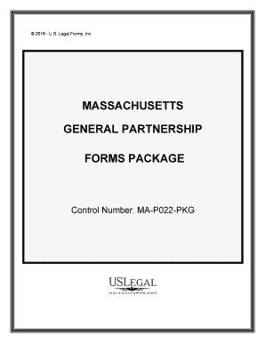 Massachusetts Partnership  Form