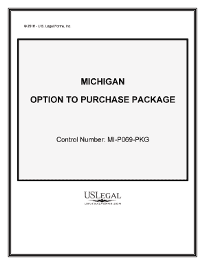 Michigan Purchase Form