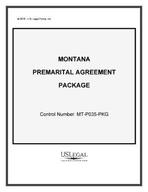 Premarital Agreements Prenuptial  Form