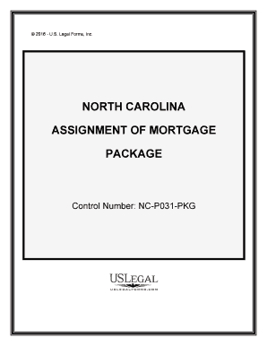 North Carolina Mortgage Form