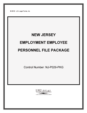 New York Personnel File  Form