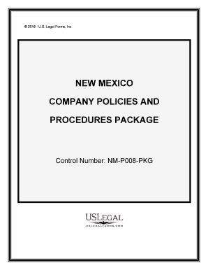 New Mexico Procedures  Form