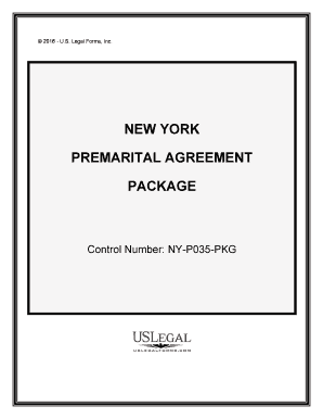 New York Prenuptial  Form
