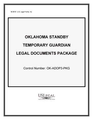 Fill and Sign the Oklahoma Legal Documents Form