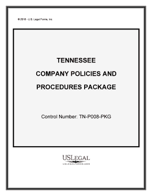 Tennessee Procedures  Form